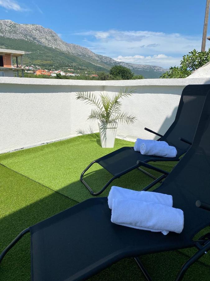 Apartment Milena Kastela Mit Whirlpool Extérieur photo